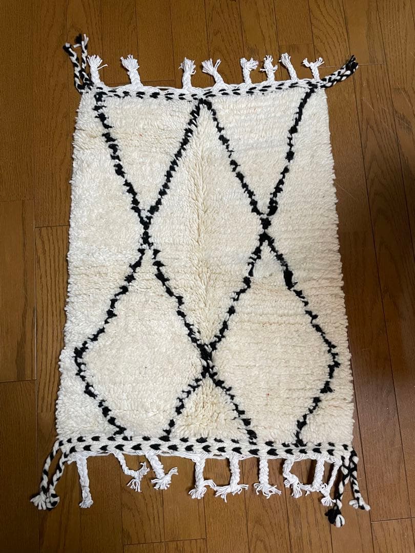 【新品希少】　ベニワレン　モロッコラグ