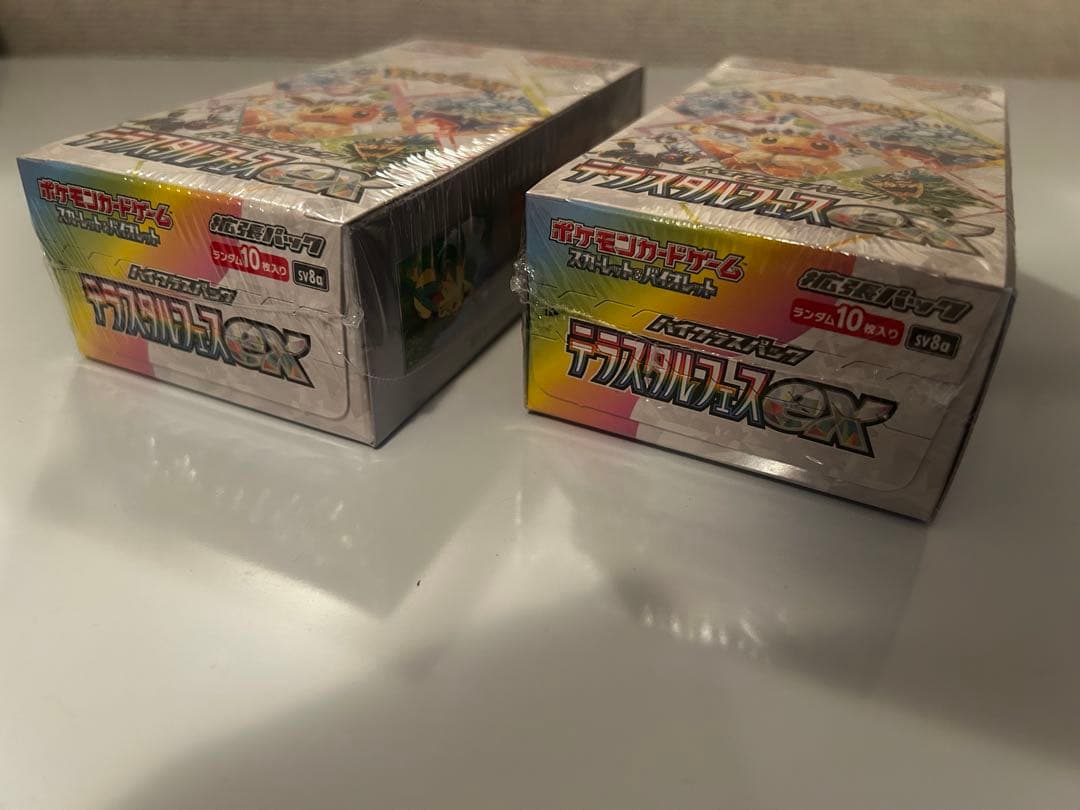 【単品値引き不可】テラスタルフェスex シュリンク付き未開封BOX 2箱