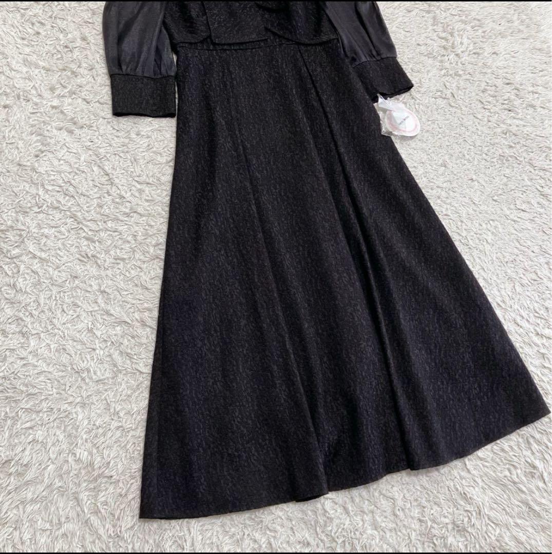 】【Risa新品】フォルムフォルマ ジャガードワンピースドレス M