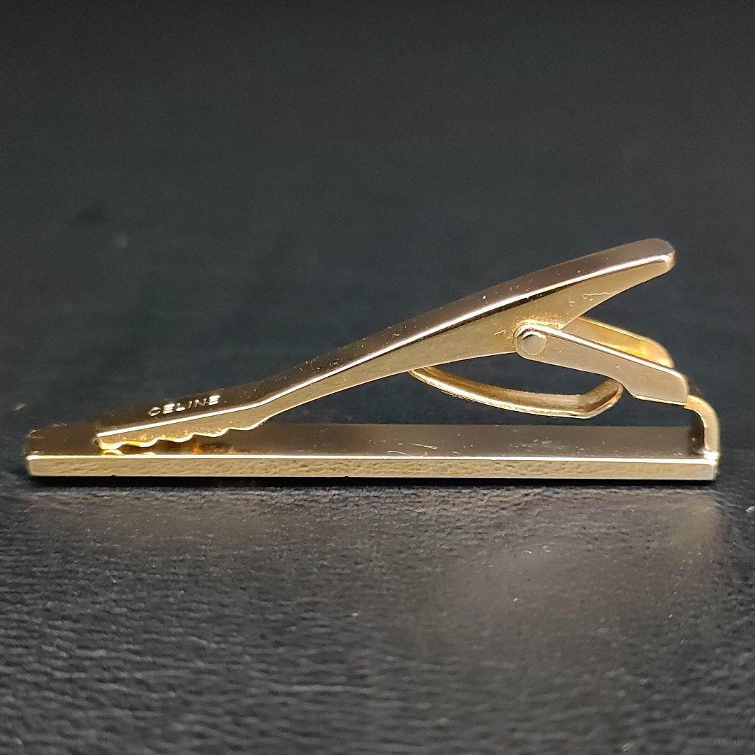 【美品】Celineセリーヌ　カフスタイピンセット　シルバー　ゴールド　マカダム