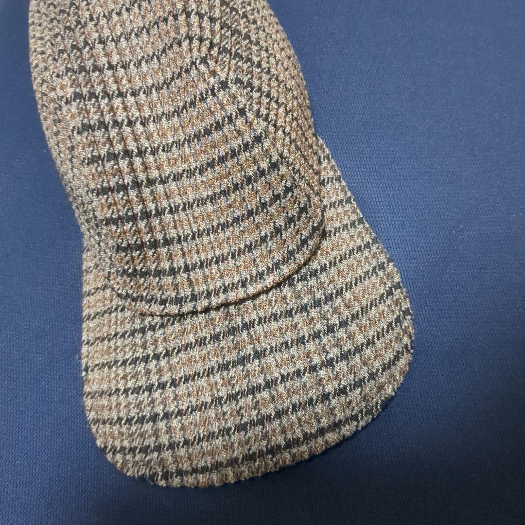 HOMME PLISSE オムプリッセ イッセイミヤケ チェック柄キャップ