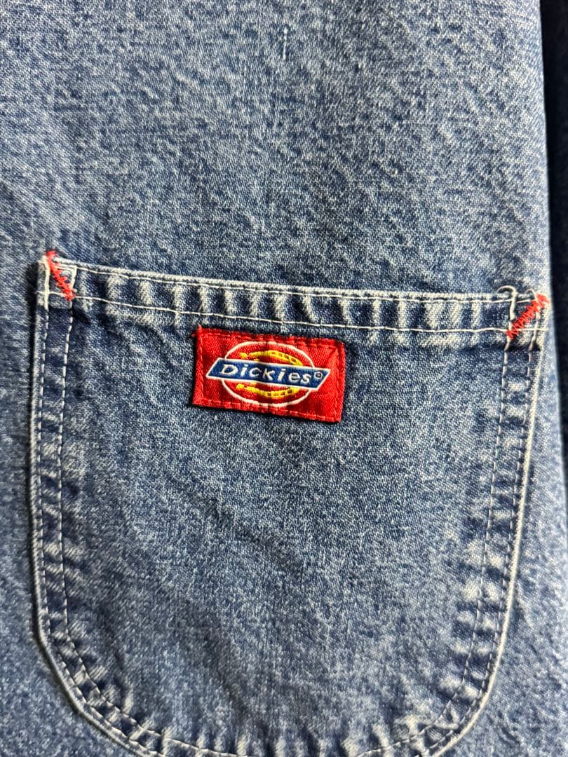 DICKIES (ディッキーズ) デニムカバーオール 古着 90s