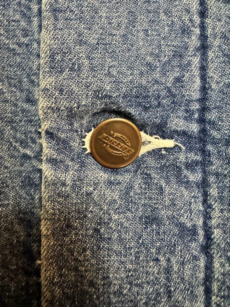 DICKIES (ディッキーズ) デニムカバーオール 古着 90s