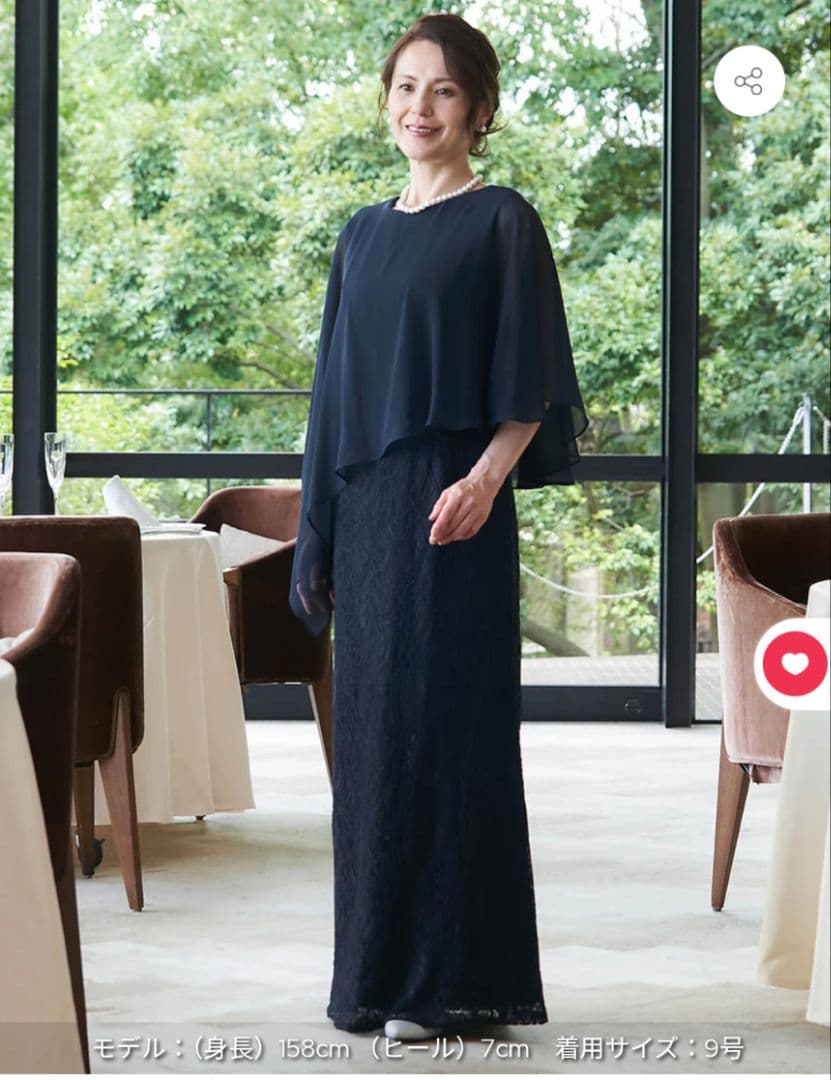 TWEED DONNA マザーズドレス　Lサイズ