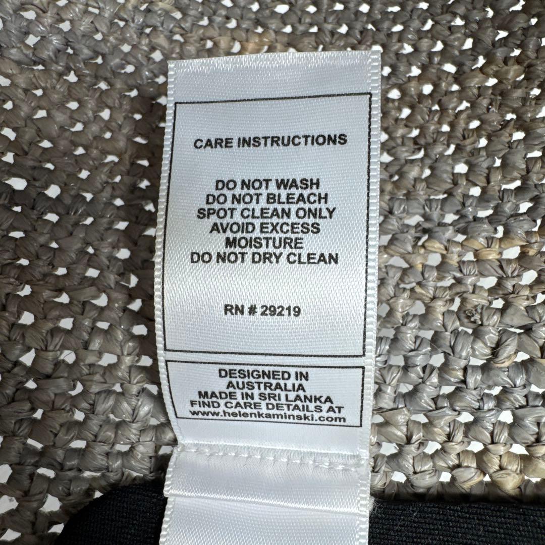 ヘレンカミンスキー Villa 9 ラフィアハット エクリプスメランジ 帽子