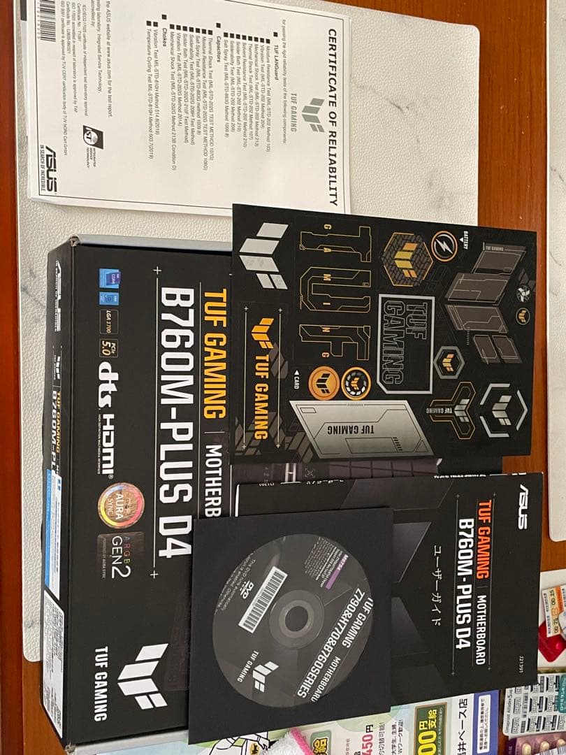 TUF GAMING B760M-PLUS D4マザーボード