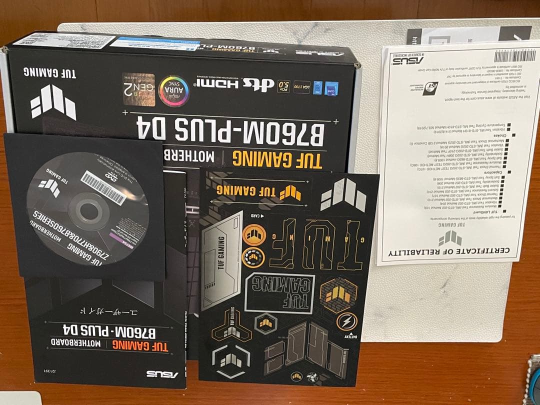 TUF GAMING B760M-PLUS D4マザーボード