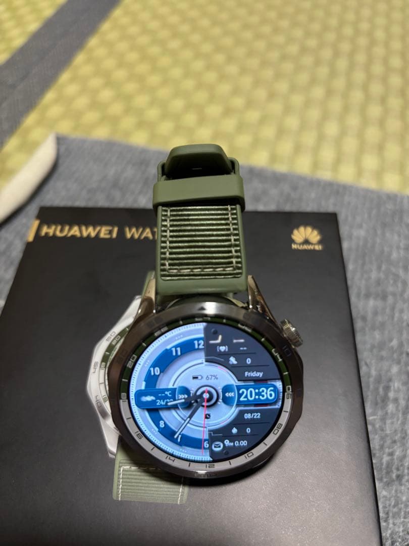 【美品】HUAWEI WATCH GT4 46mm ▪️グリーン スマートウォッチ