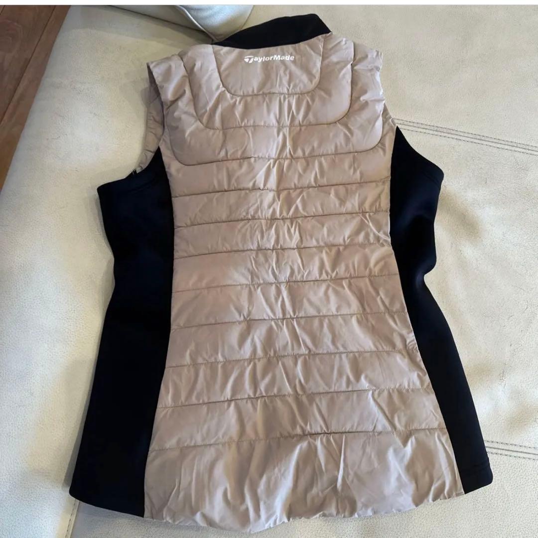 テーラーメイド　レディースLサイズ　中綿ジャケット　ベージュダウンベスト　セット