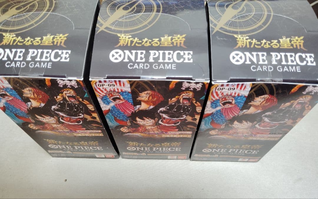 ワンピースカード　新たなる皇帝 3BOX テープ付き 未開封