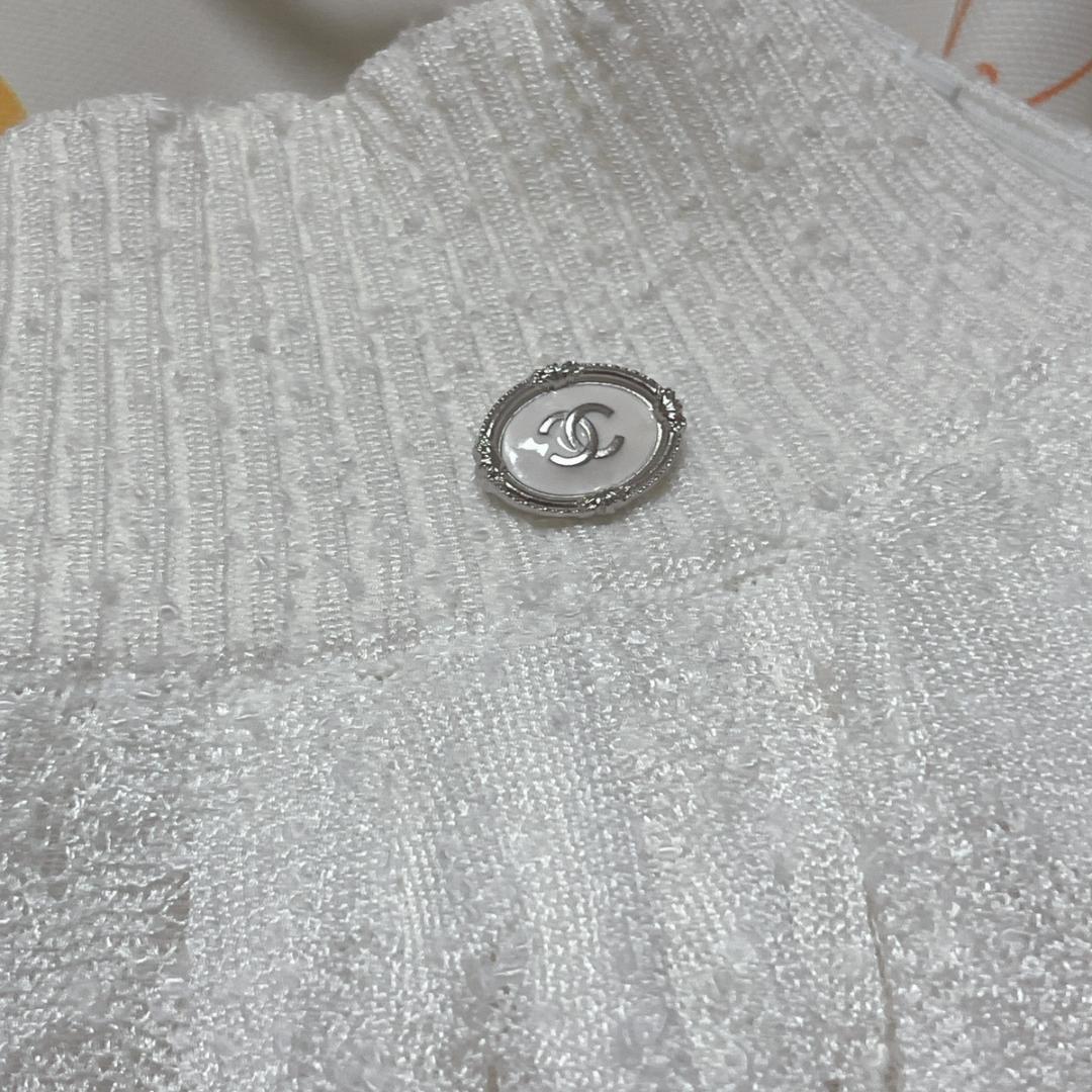 Chanel AW005 ホワイトレーススカート 38 P45363K04769