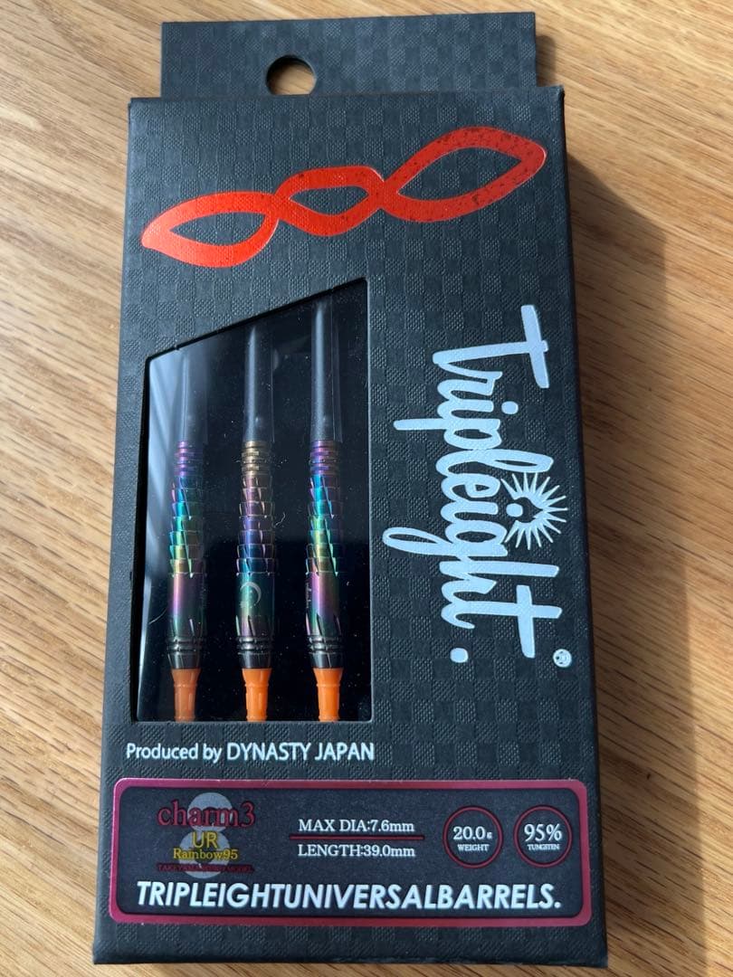 TRIPLEIGHT charm3 UR Rainbow95 2BA ダーツ