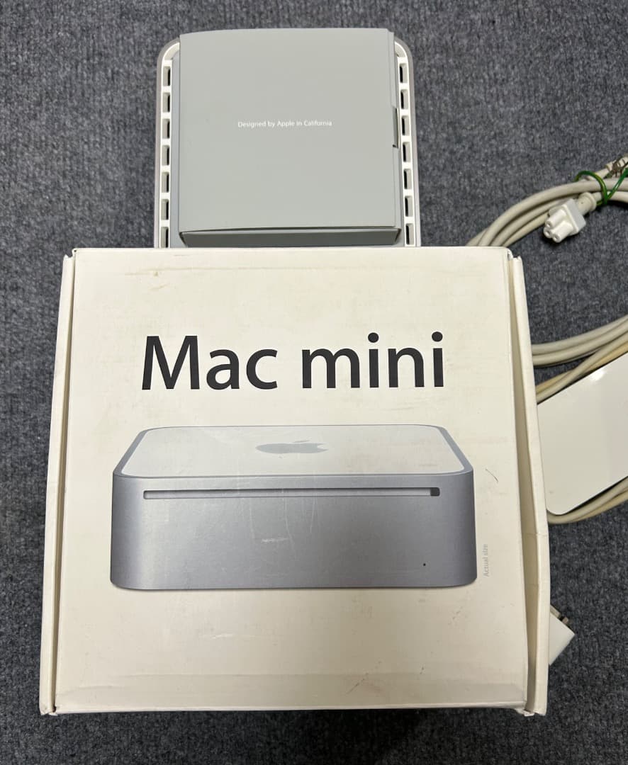 最終 Mac mini Mid 2005 G4 1.33Ghz 1Gb OS9