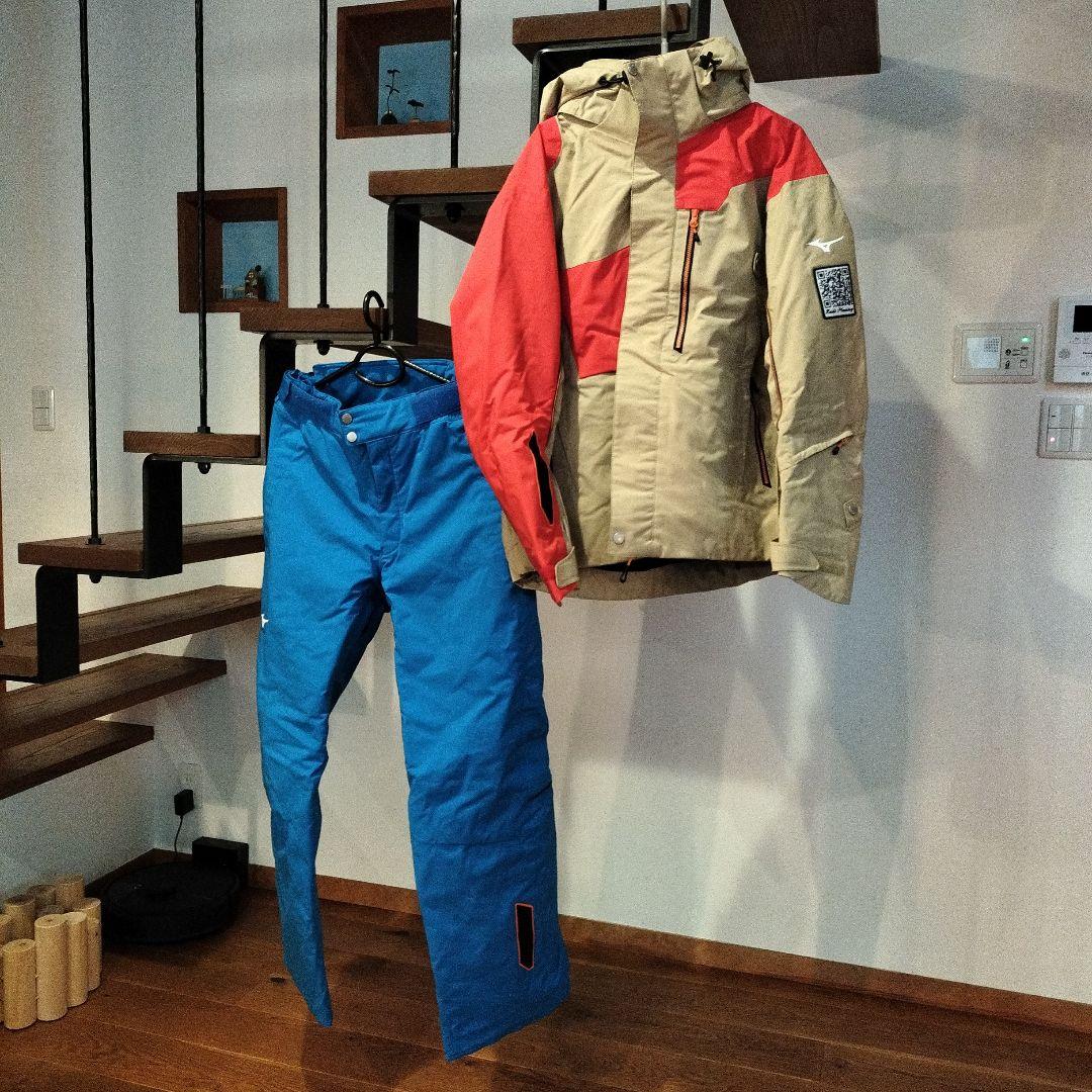 Mizuno スキーウェアセット (ジャケット&パンツ)