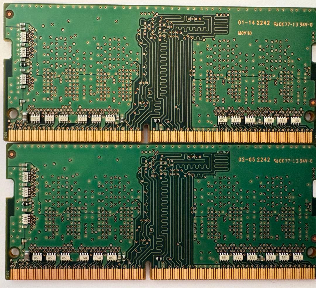 Samsung PC メモリ PC4-3200AA 8GB 2枚