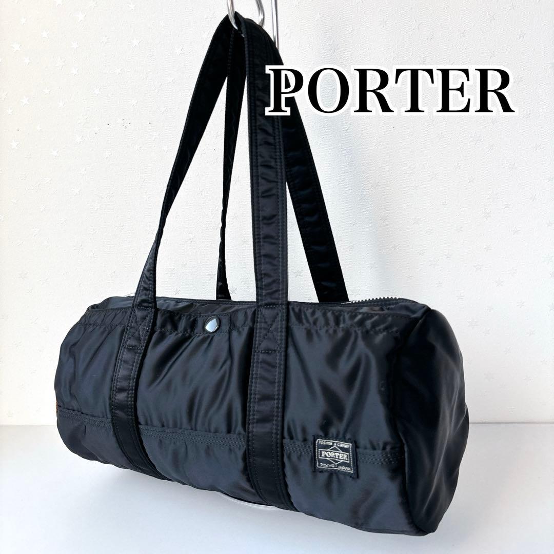 【未使用級】廃盤品　PORTER タンカー ドラムバッグ S ミニボストン