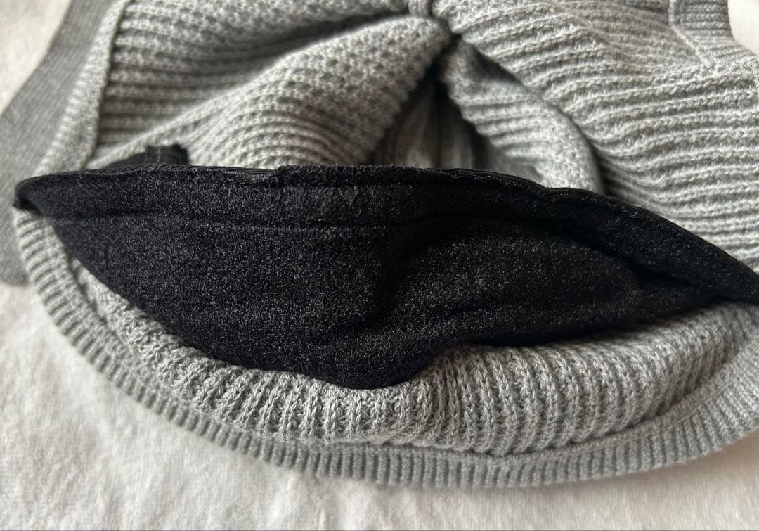 BAREN バレン ニット帽 ボンネット　グレー