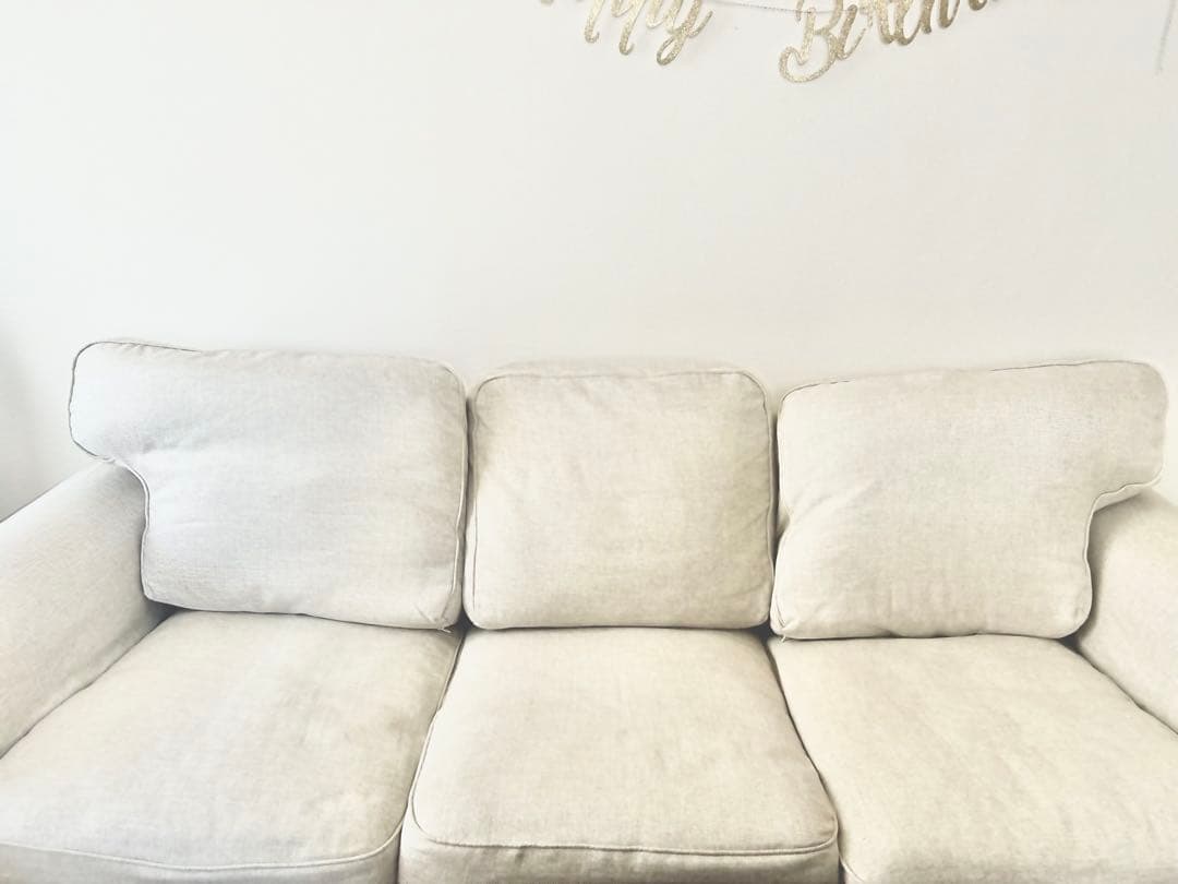 ⭐️10/30 16時まで⭐️ 美品　IKEA EKTORP 3人掛け　ベージュ