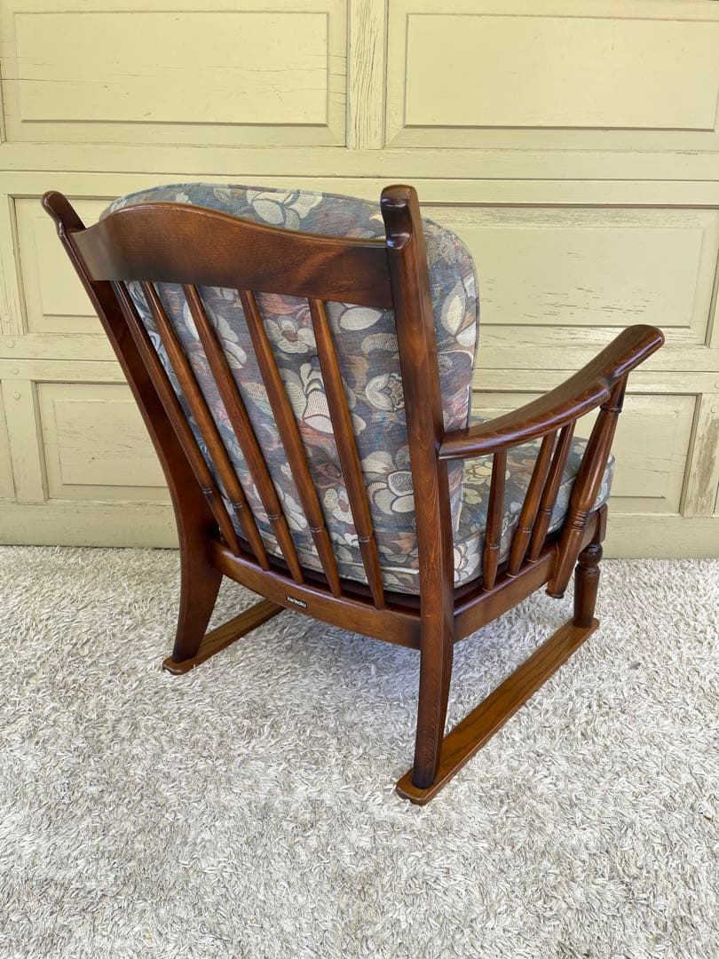 カリモク家具 コロニアル WC47ソファ 肘掛椅子 平織布張②