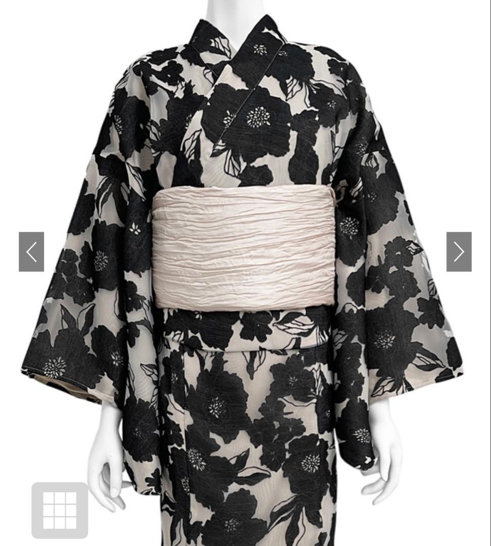 グレイル　GRL3点セット2Wayオーガンジー花柄セパレート浴衣　※本日発送可！