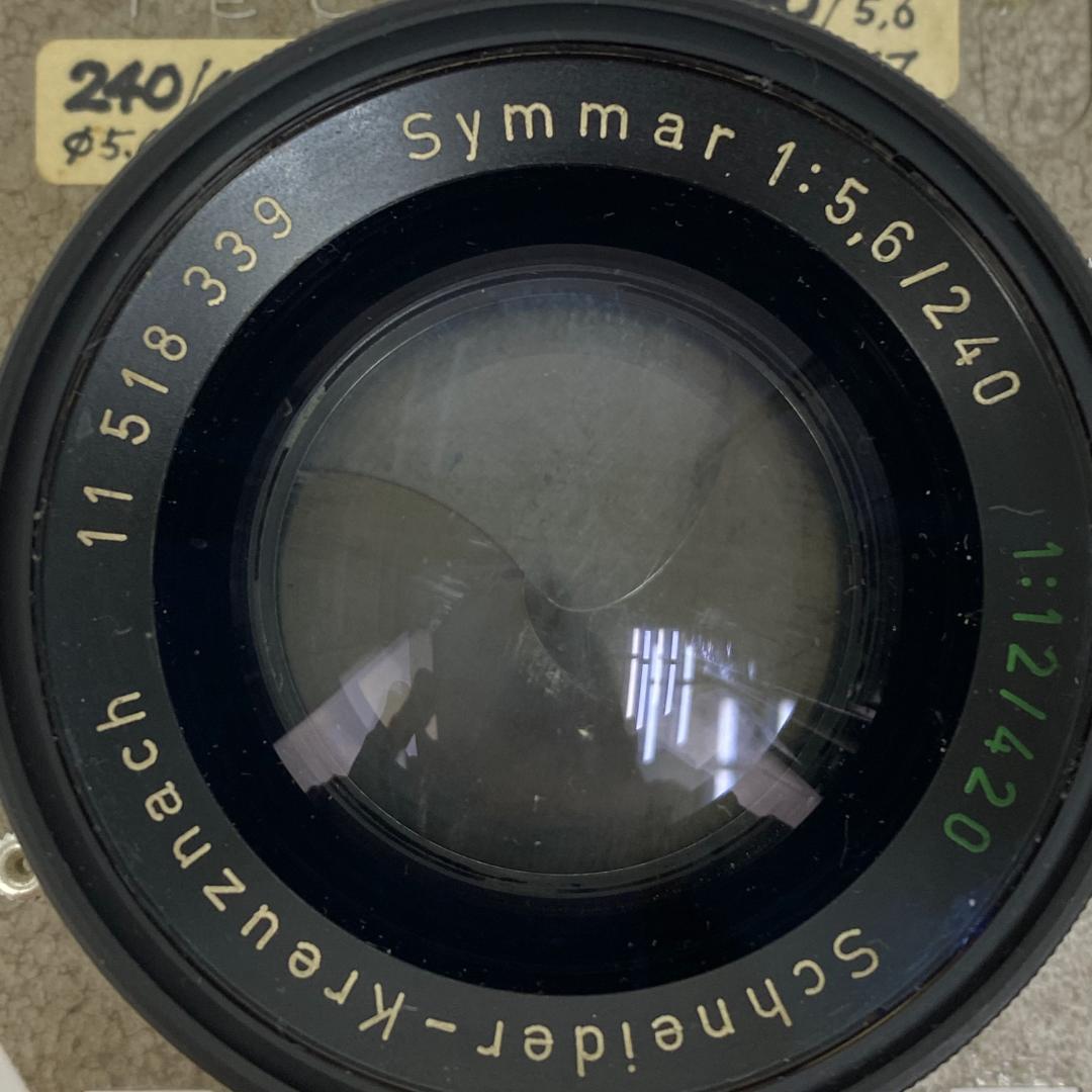 SYMMAR　240mm F5.6/リンホフ　ジャンク扱い