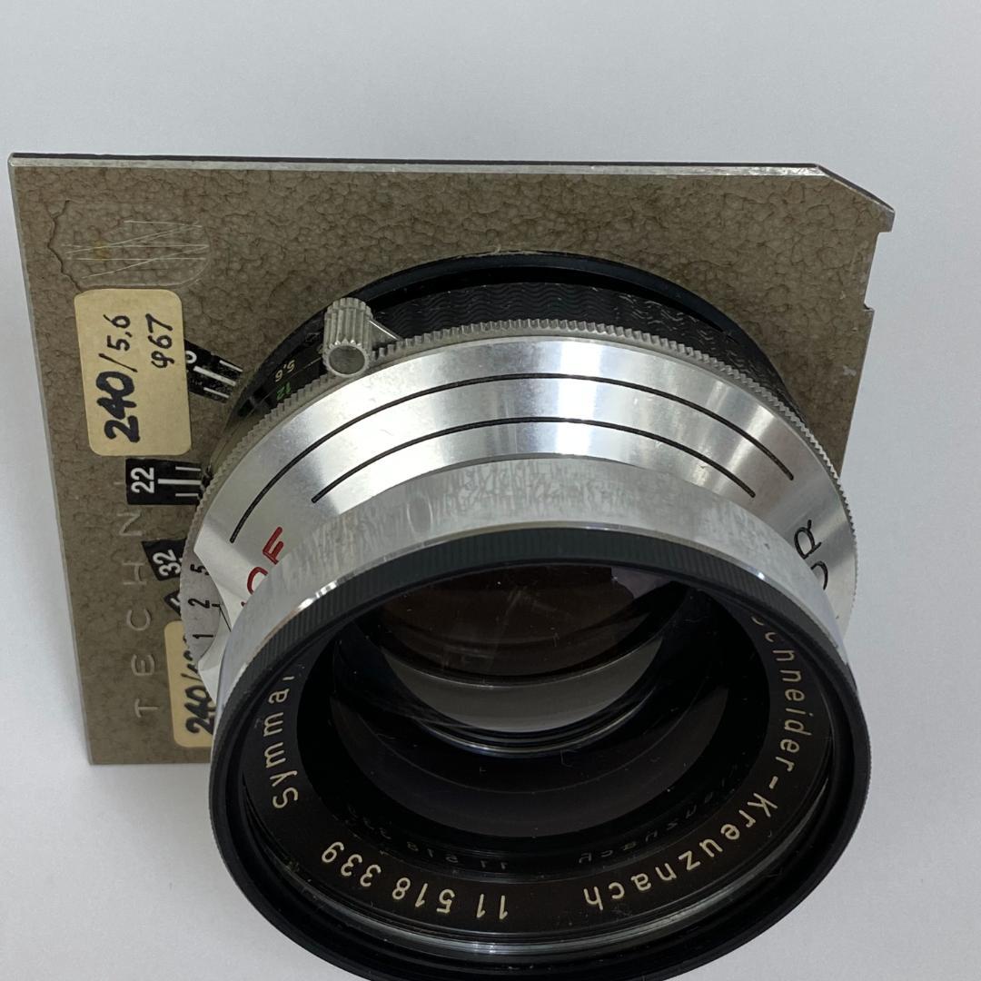 SYMMAR　240mm F5.6/リンホフ　ジャンク扱い