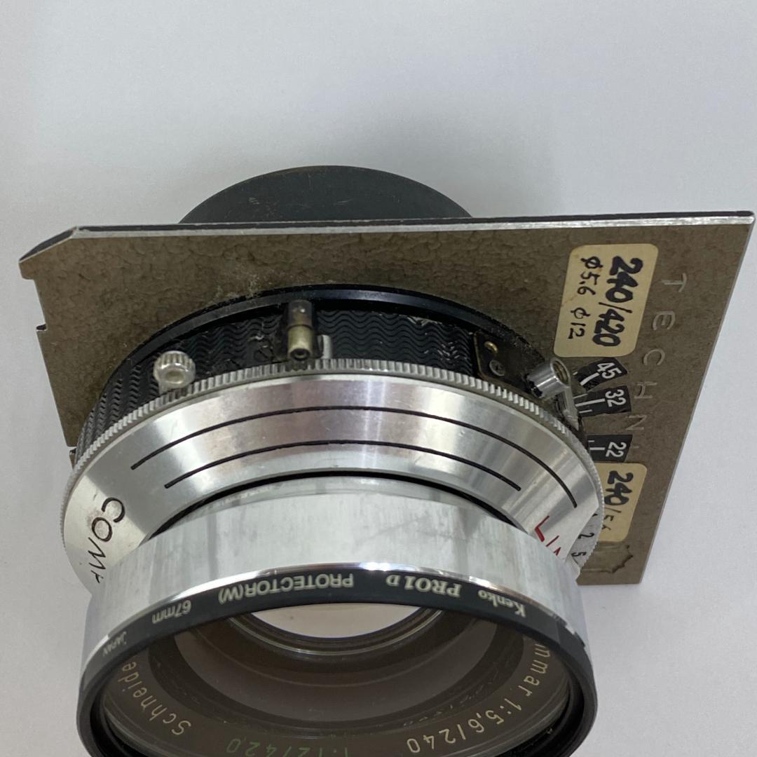 SYMMAR　240mm F5.6/リンホフ　ジャンク扱い