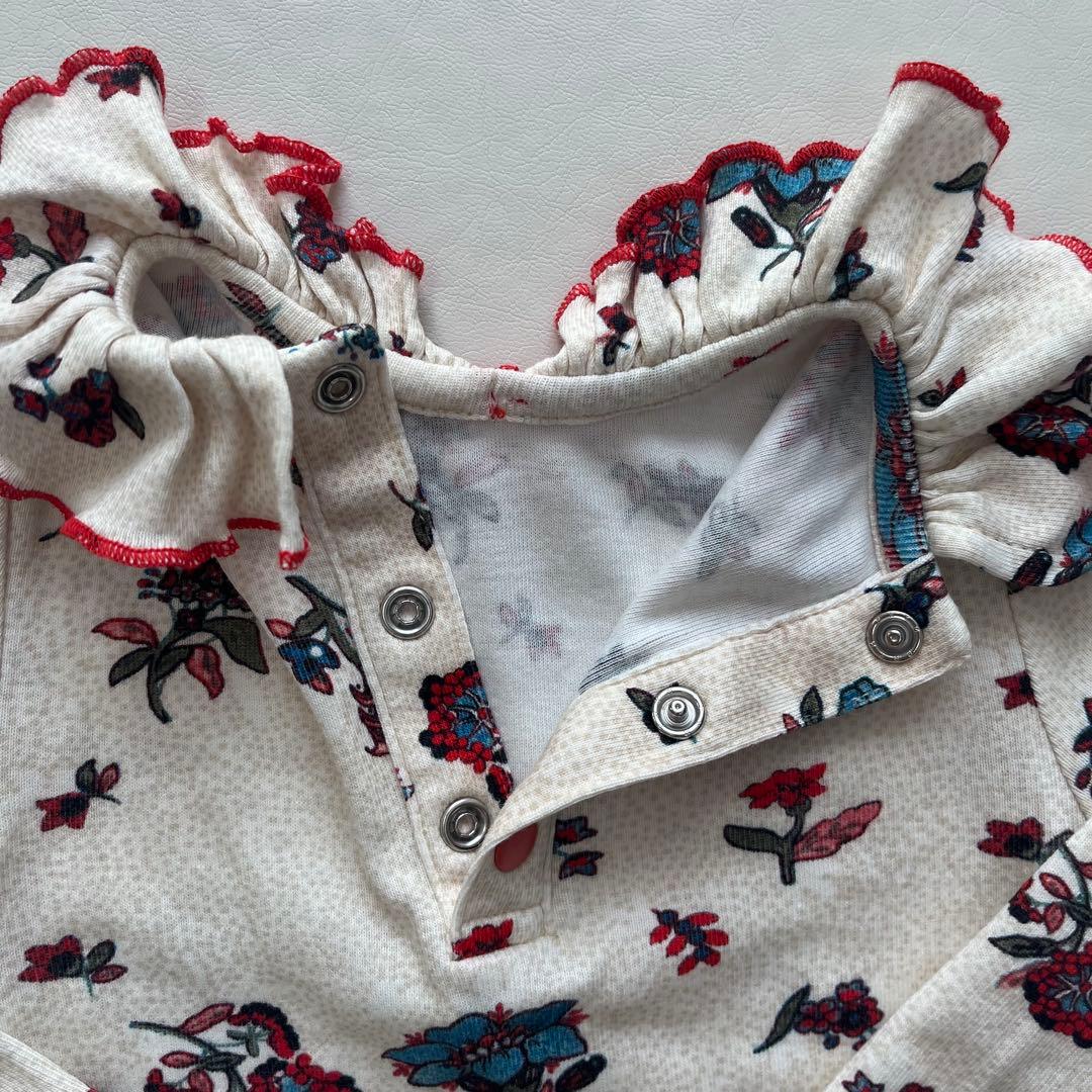 Misha&puff String Holyoke Floral ロンパース