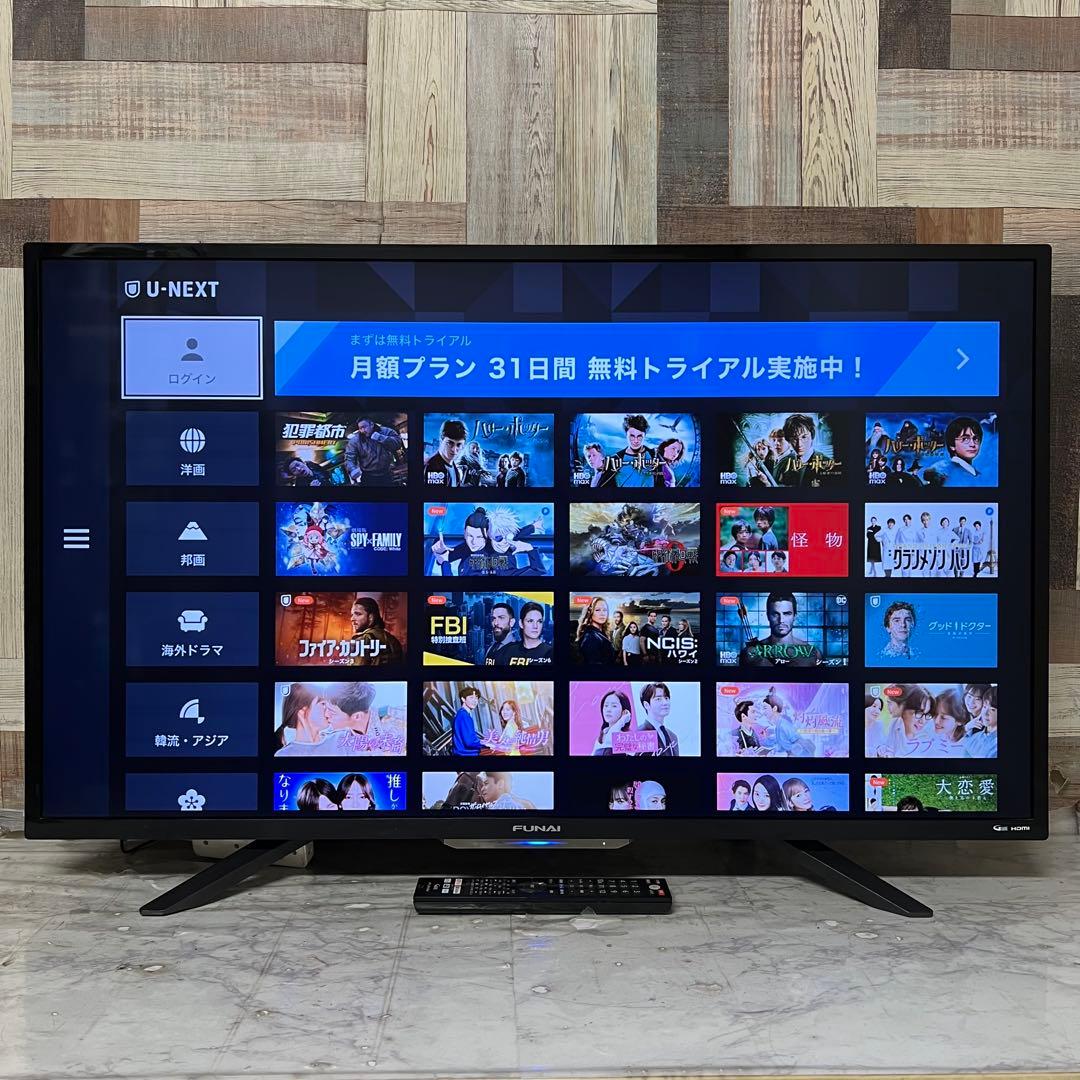 Reg Chiさん専用全国送料込FUNAI4K43型W録画機能YouTube.