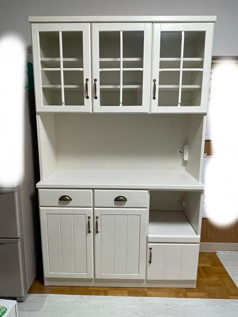 【送料込み】ニトリ キッチンボード 食器棚 ミランダ2 120