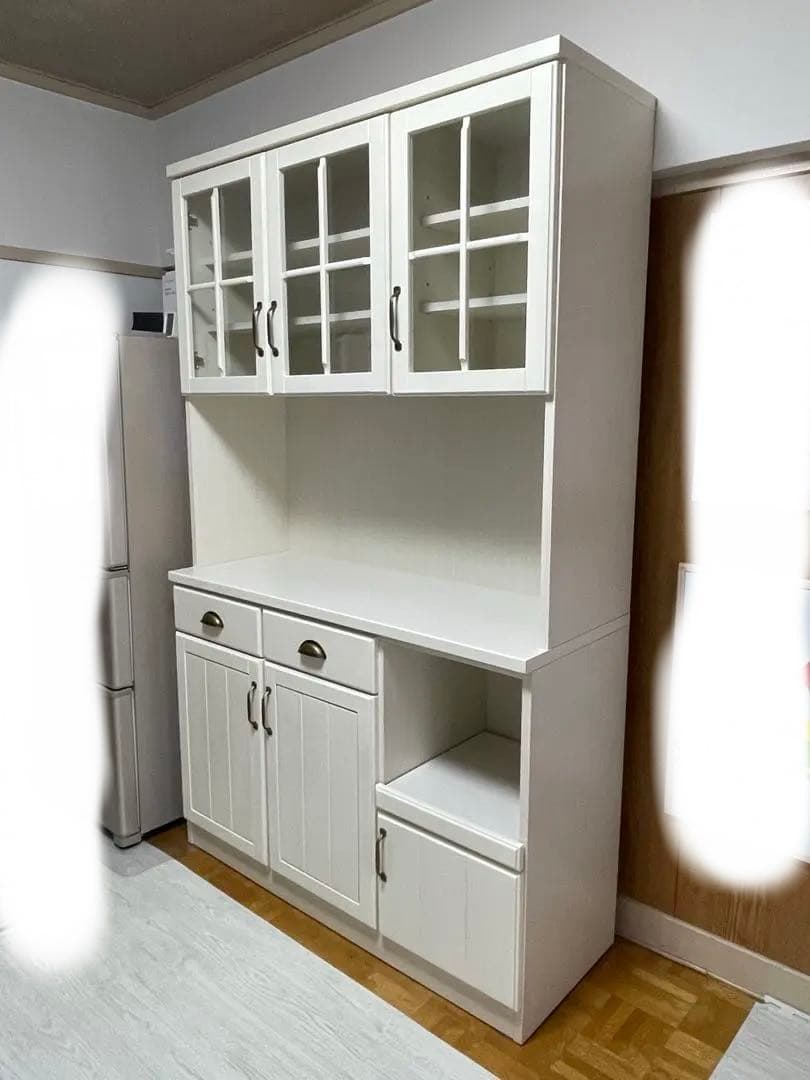 【送料込み】ニトリ キッチンボード 食器棚 ミランダ2 120