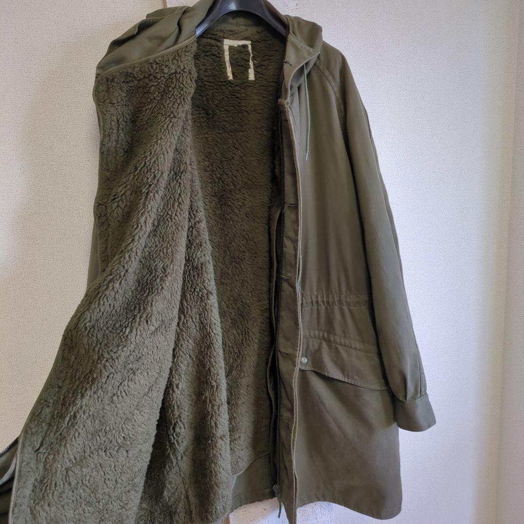 古着　フランス軍　M-64 実物　フィールドパーカー　モッズコート　ライナー付き