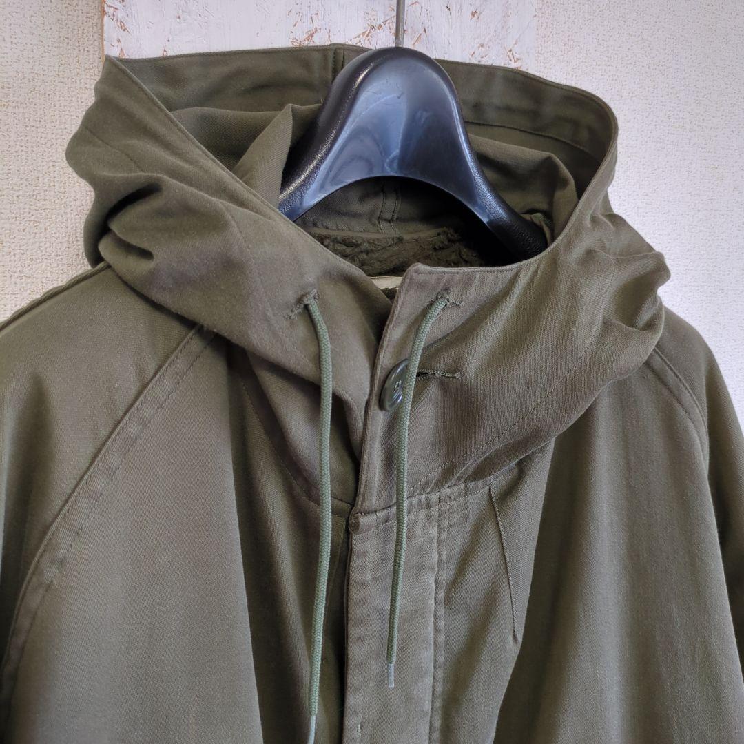 古着　フランス軍　M-64 実物　フィールドパーカー　モッズコート　ライナー付き