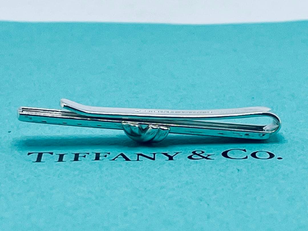 h588 美品　ティファニー　1992 シグネチャー　ネクタイピン　925