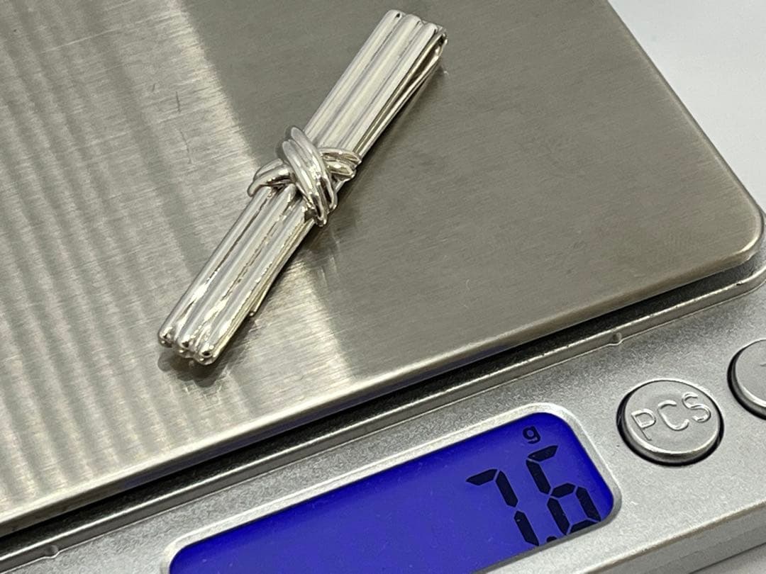 h588 美品　ティファニー　1992 シグネチャー　ネクタイピン　925