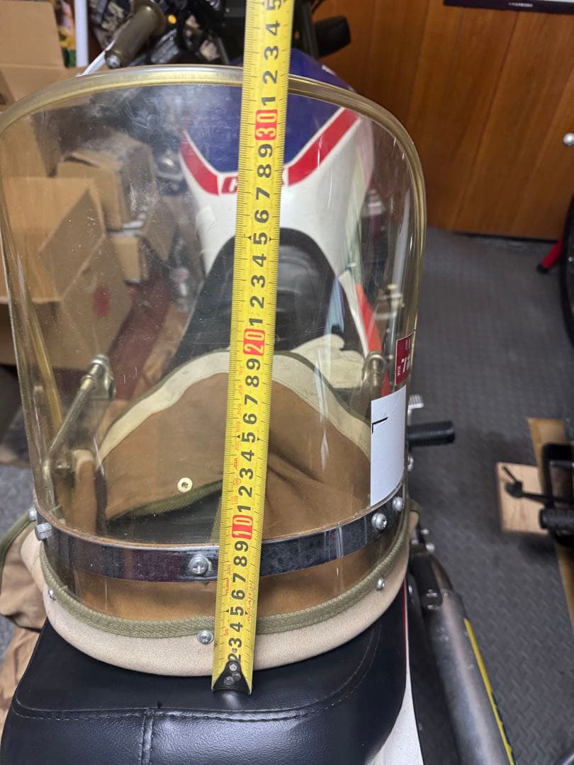 旭風防　ヤレ　黄ばみ　当時物