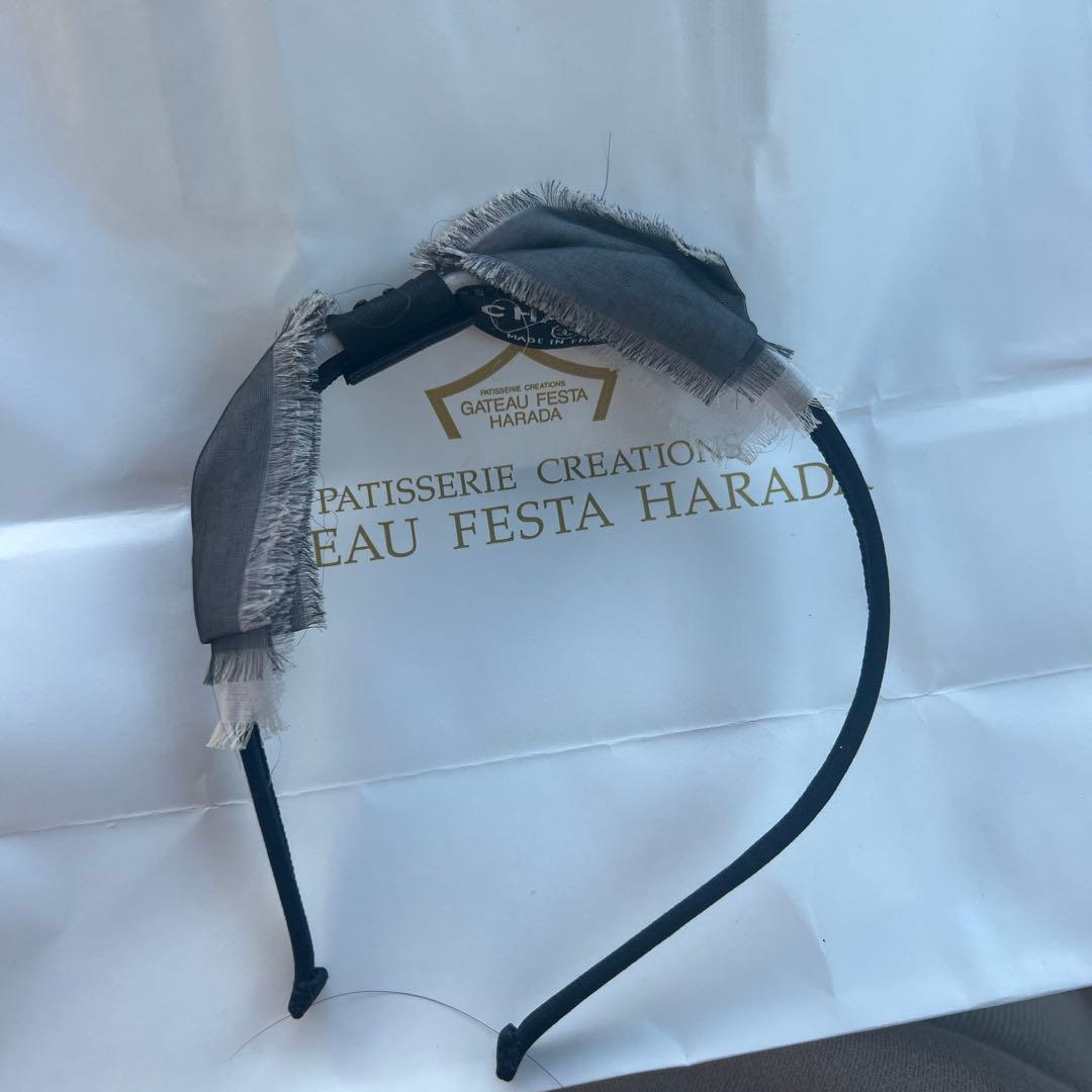 CHANEL リボンデザイン ヘアバンド