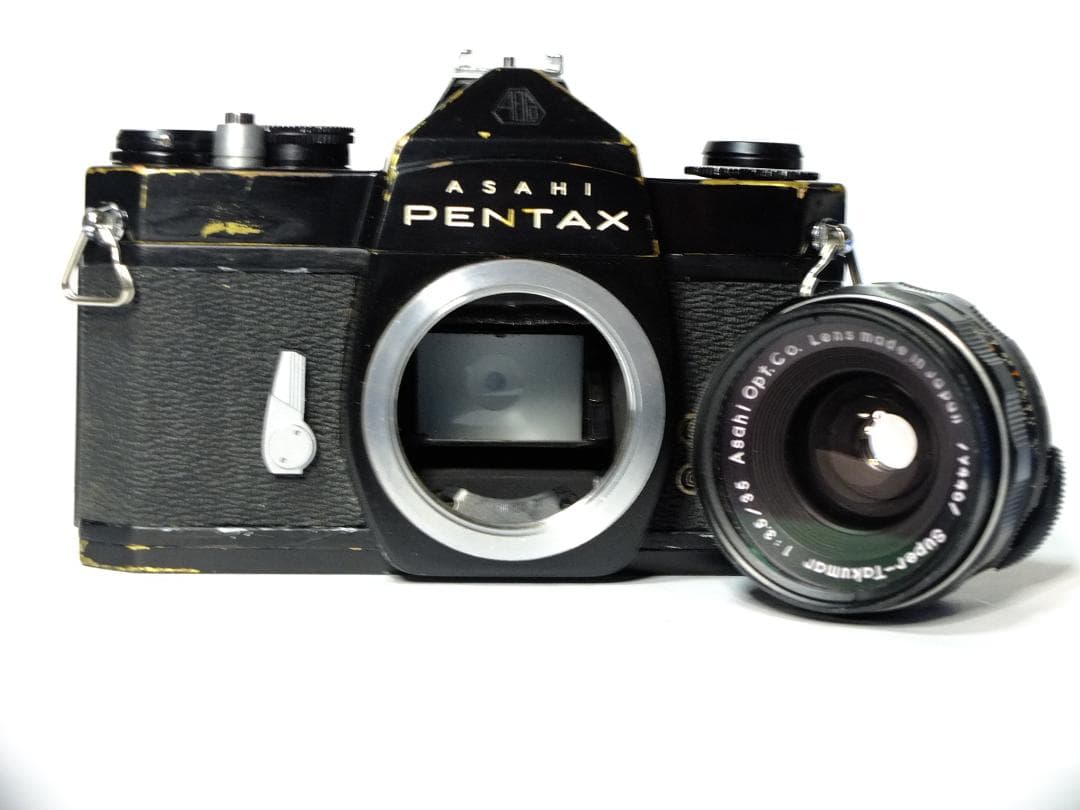 【実写確認整備品】アサヒペンタックスSLB/K・スーパータクマー35mmf3.5