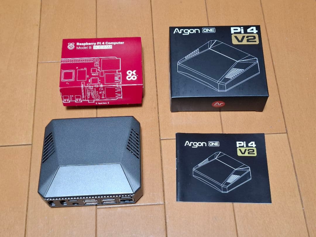 ミニPC Raspberry Pi 4 Model B Argon ONE V2