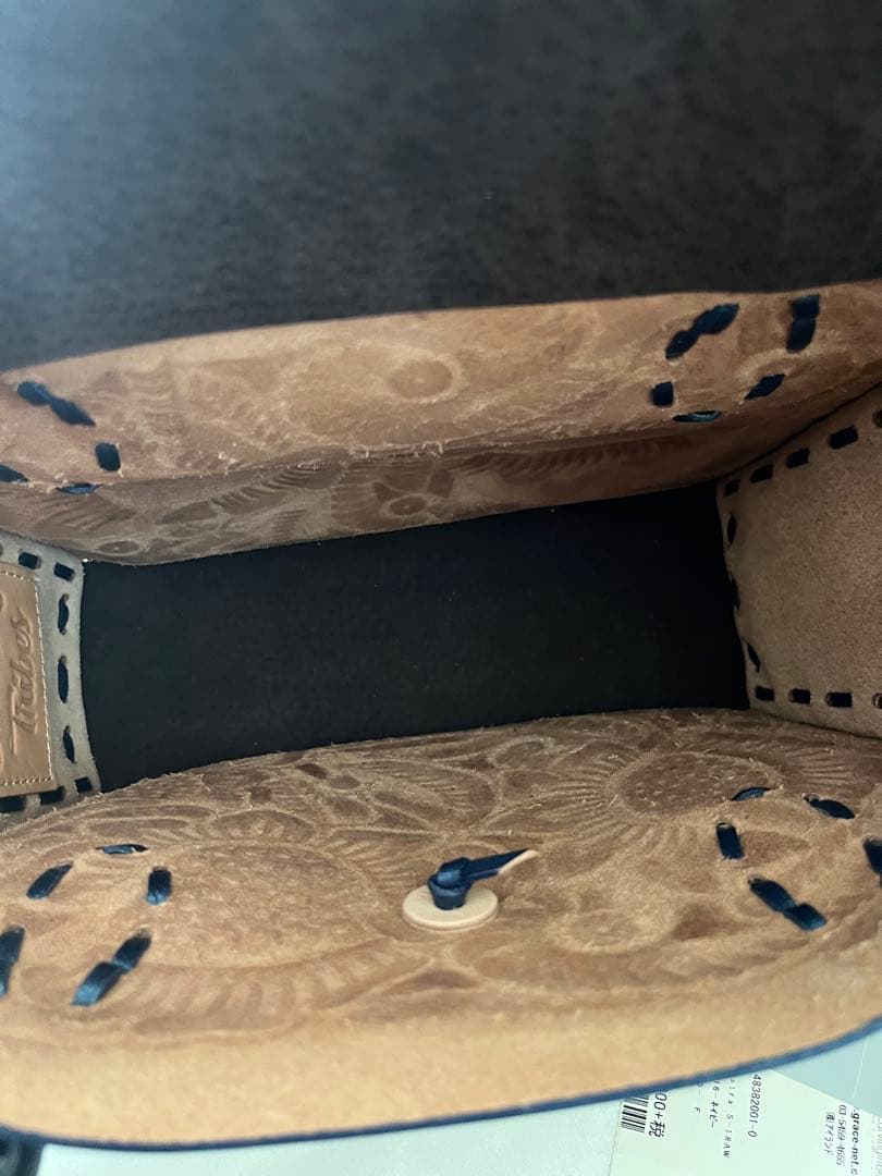 【新品未使用タグ付き】グレースコンチネンタル　S ネイビー　ハンドバッグ