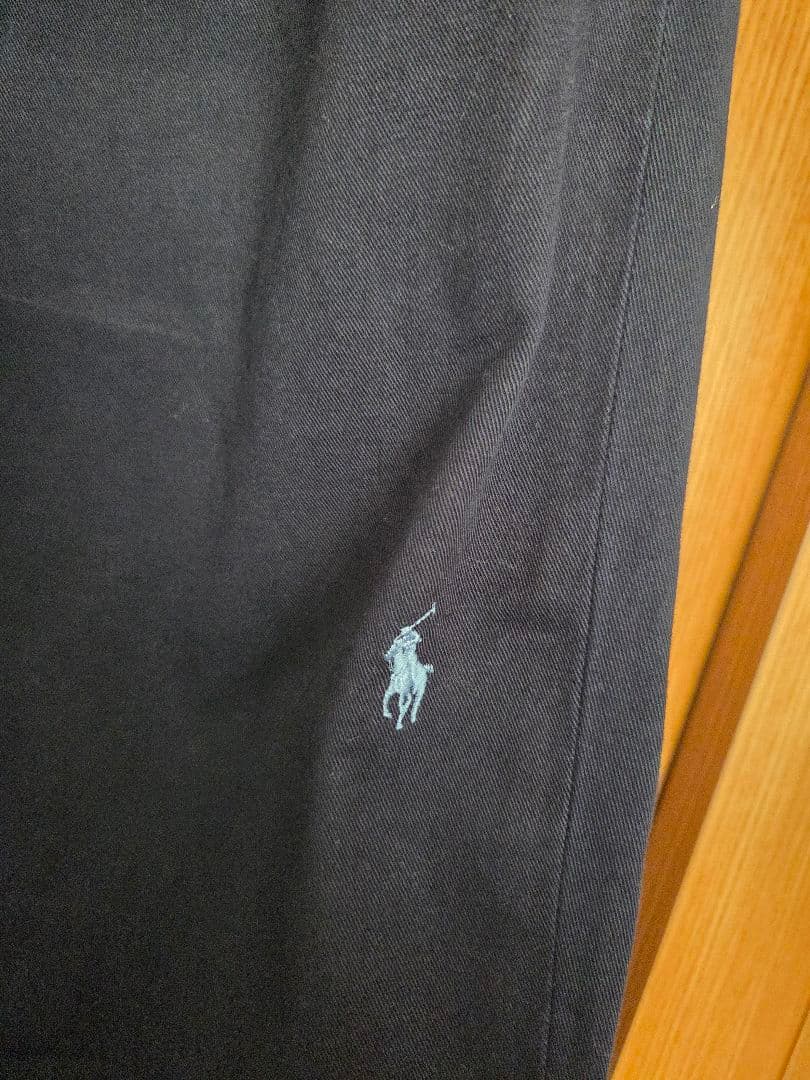 ポロ ラルフローレン BEAMS別注 ビッグチノパンツ ネイビー 32/30