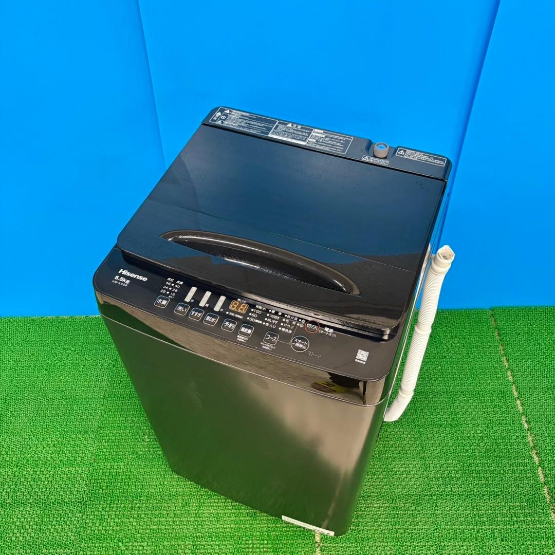 604 2024年製　極美品　洗濯機　5.5キロ　一人暮らし　冷蔵庫も有　格安