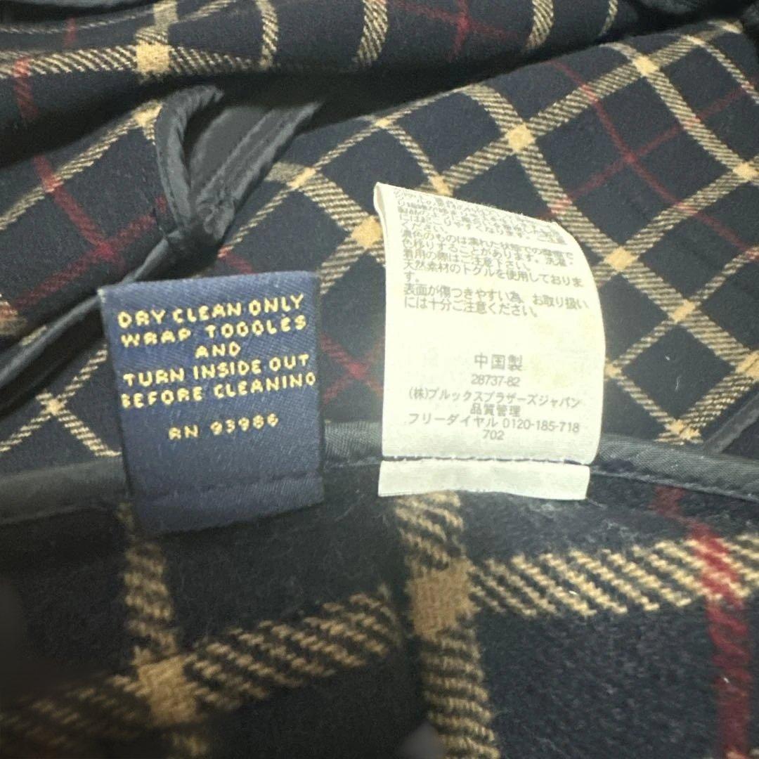 Brooks Brothers 346 ダッフルコート ネイビー チェック柄