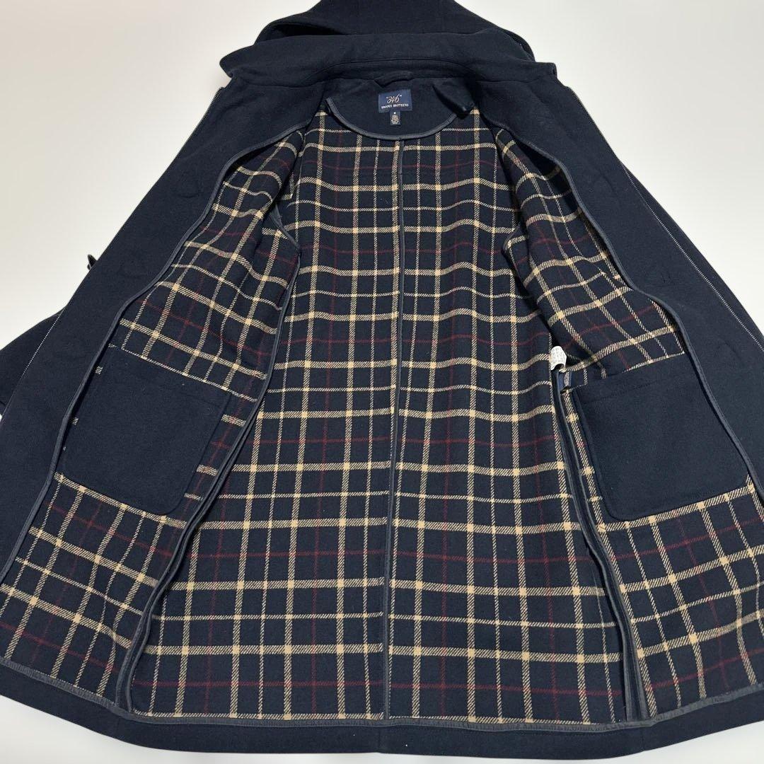 Brooks Brothers 346 ダッフルコート ネイビー チェック柄