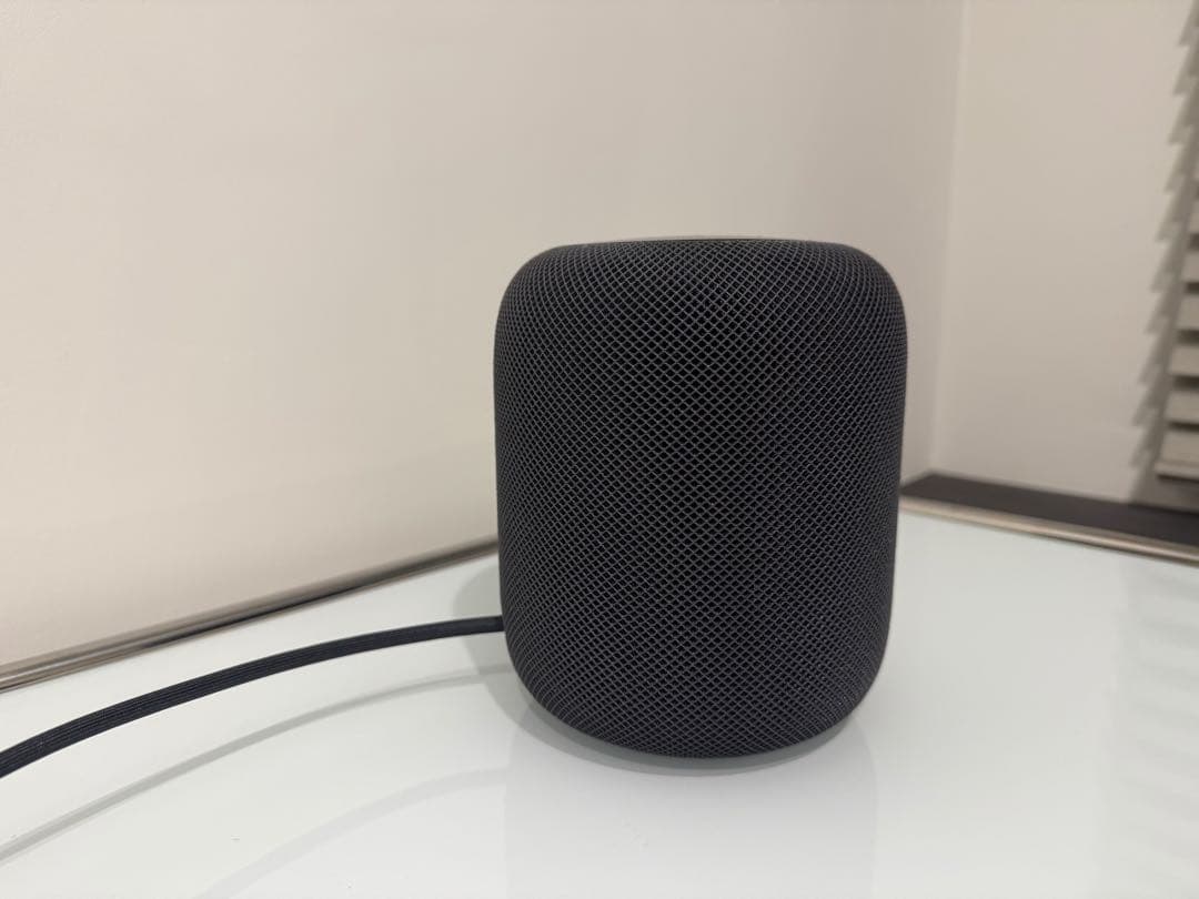 Pod 第一世代(ホームポッド)スマートスピーカー ブラック 円筒形