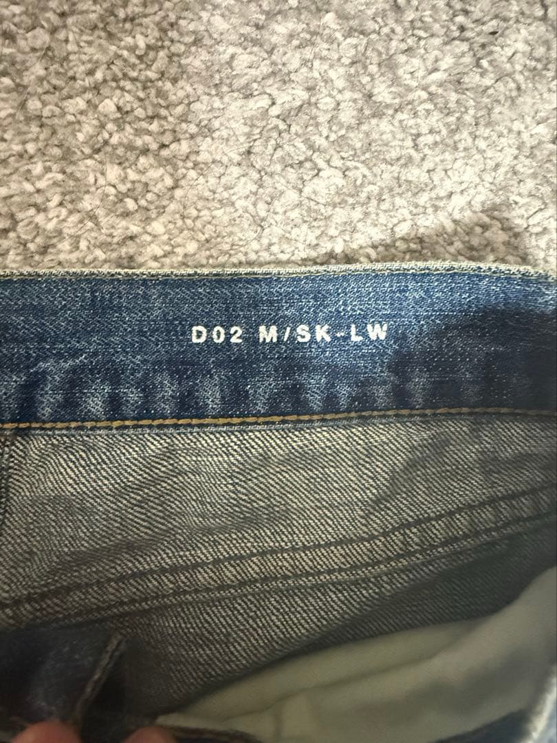 エディ期 15aw SAINT LAURENT PARIS クラッシュ デニム