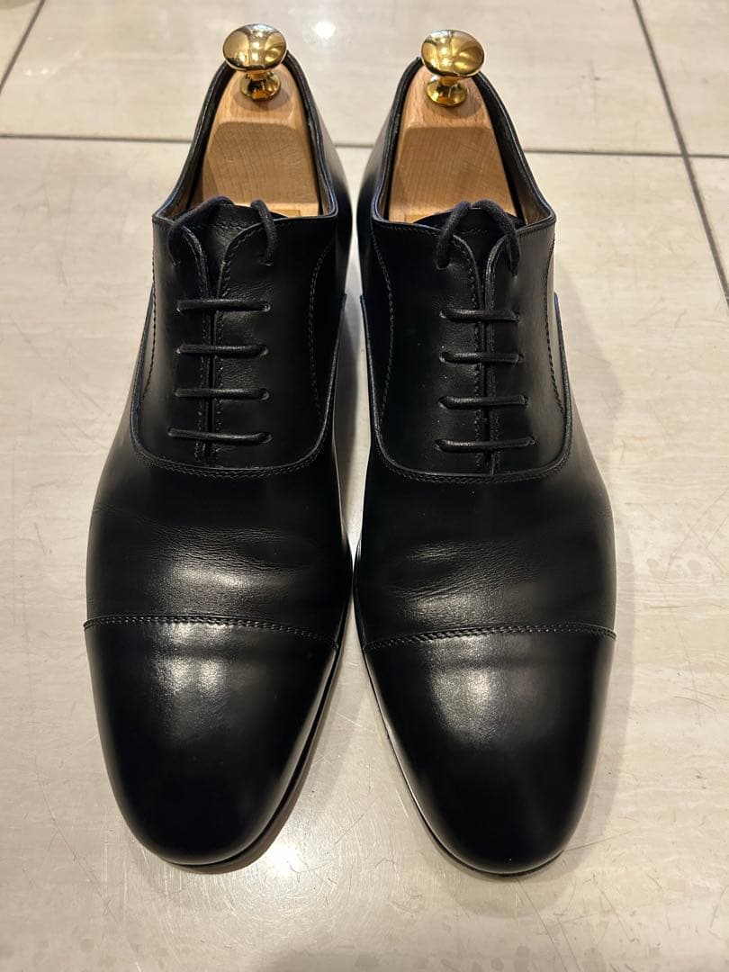 Campanile ドレスシューズ黒キャップトゥ　サイズ7