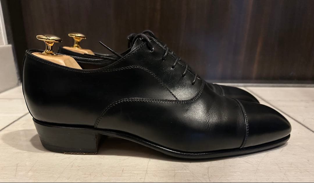 Campanile ドレスシューズ黒キャップトゥ　サイズ7