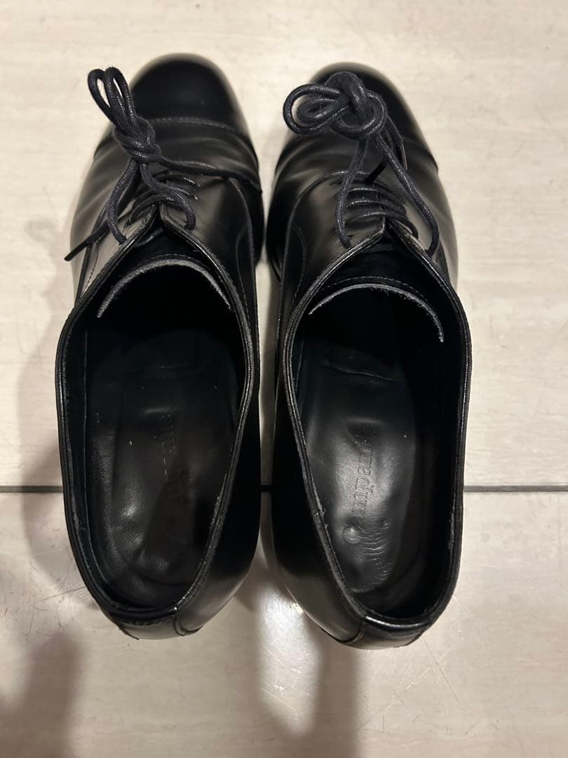 Campanile ドレスシューズ黒キャップトゥ　サイズ7
