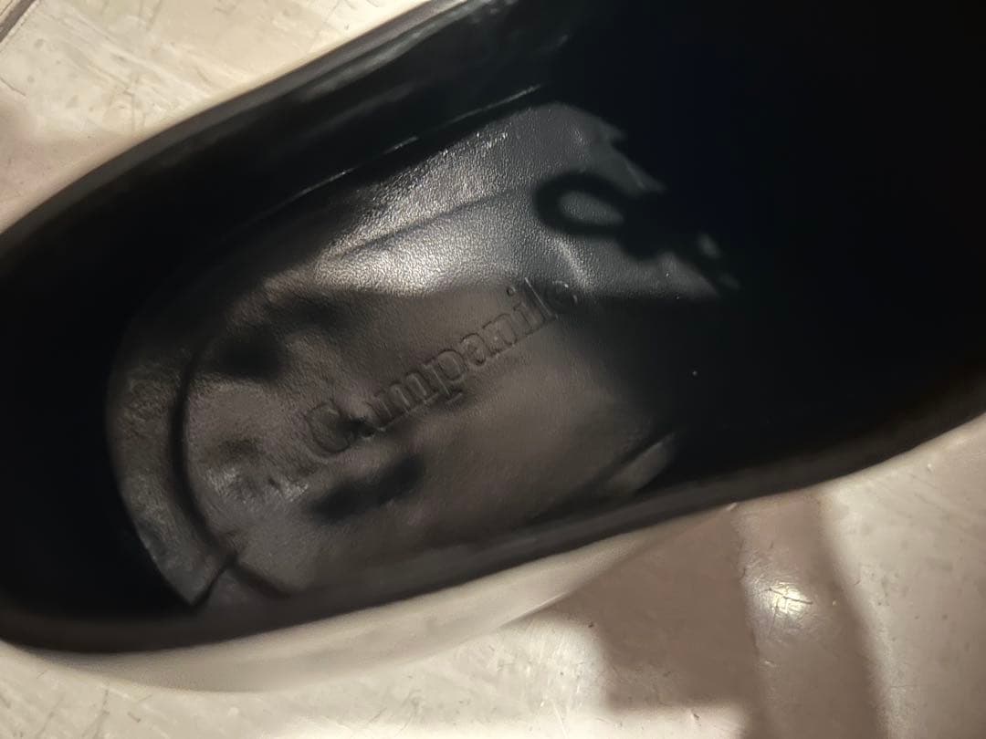 Campanile ドレスシューズ黒キャップトゥ　サイズ7